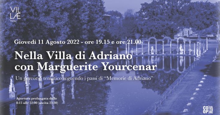 NELLA VILLA DI ADRIANO CON MARGUERITE YOURCENAR